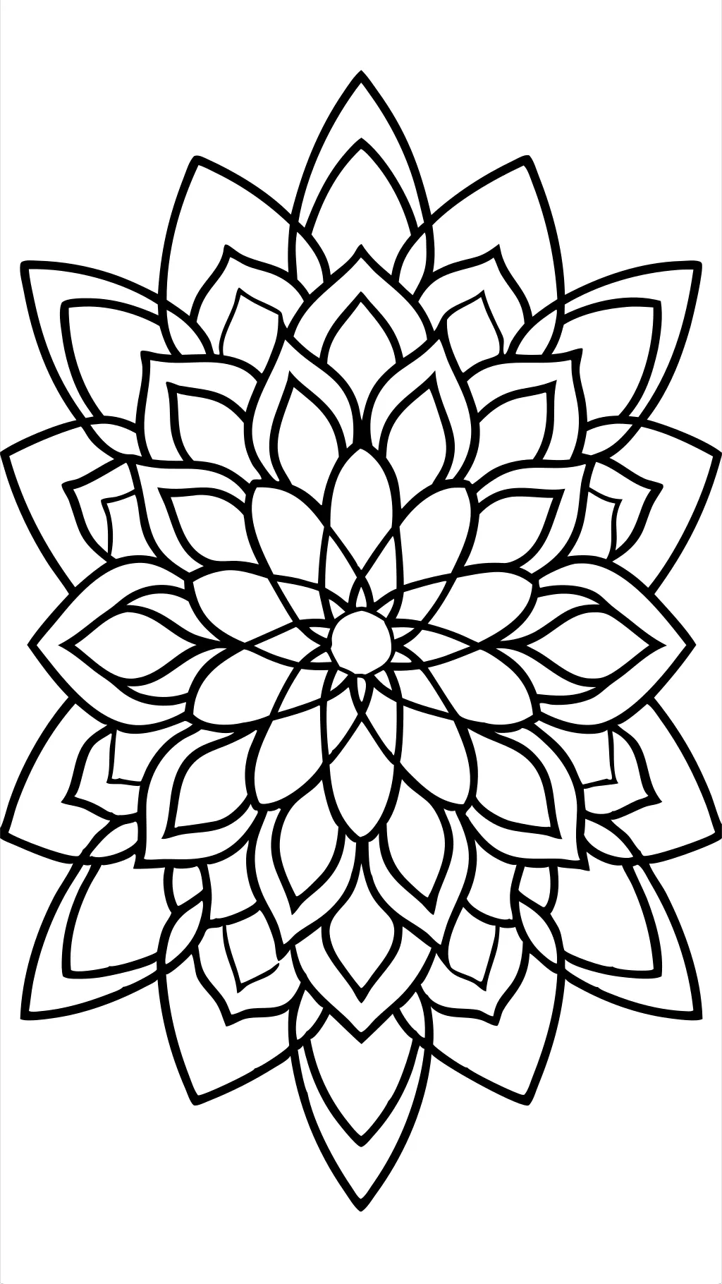 páginas para colorear mandala simple